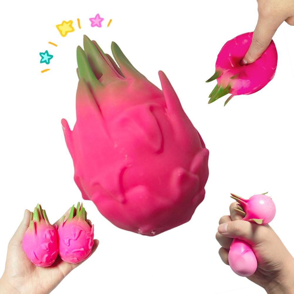 Baby Food Toy - Piłka antystresowa w kształcie smoczego owocu,