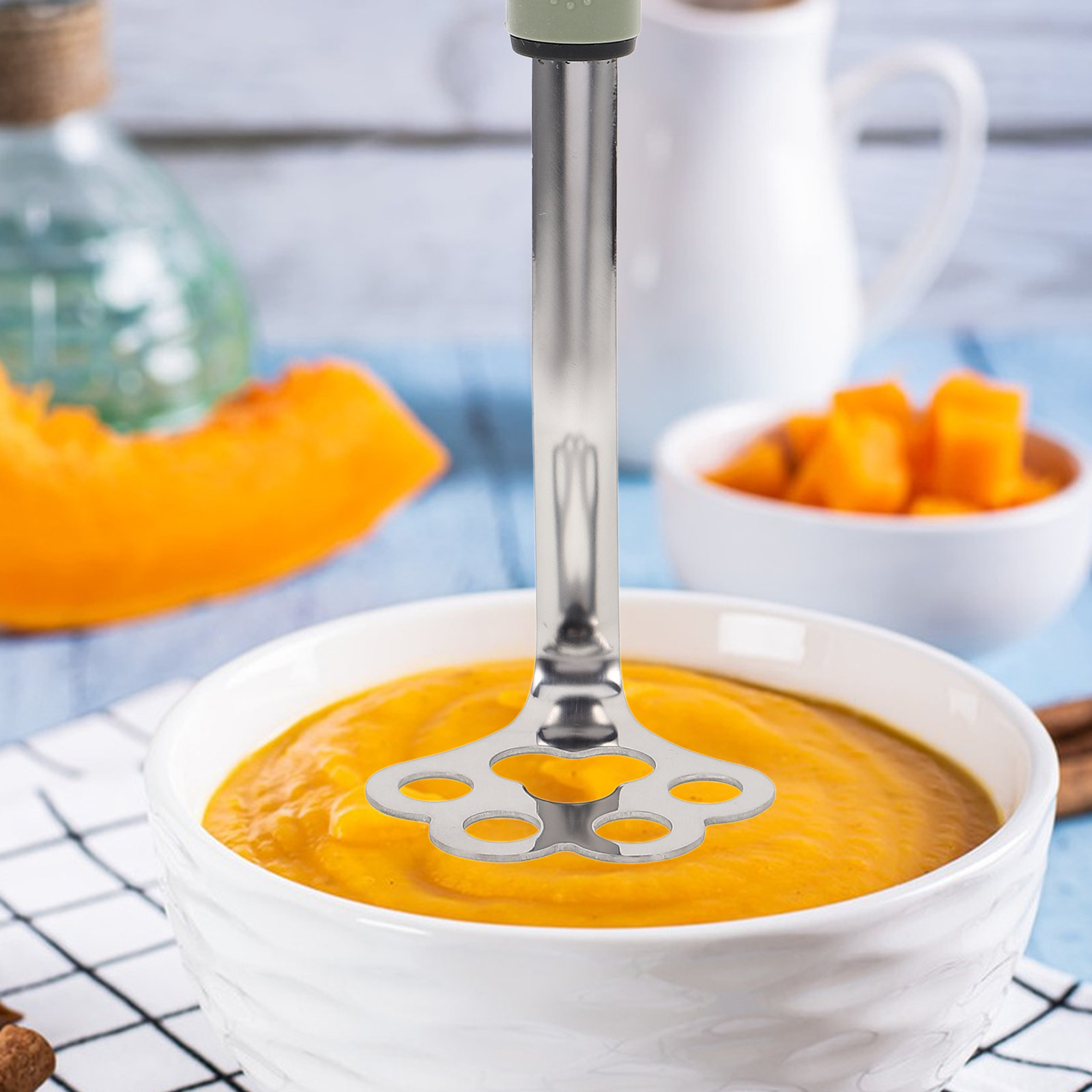 Baby Food With Avocado - Tłuczek do ziemniaków ze stali nierdzewnej,