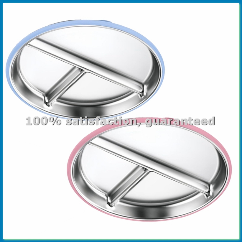 Plate Suction Toddler - 2 SZT. Talerzyki ze stali nierdzewnej