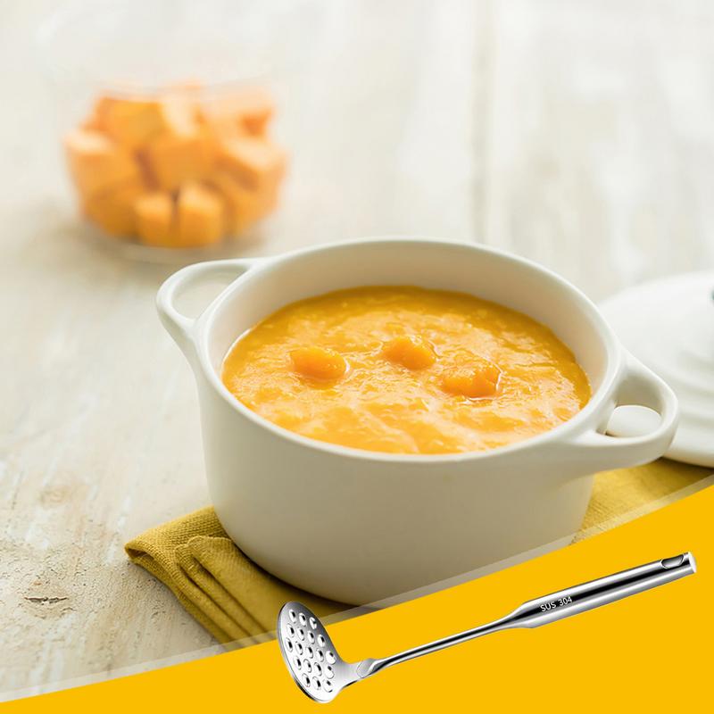 Baby Food With Meat - Tłuczek do ziemniaków ze stali nierdzewnej