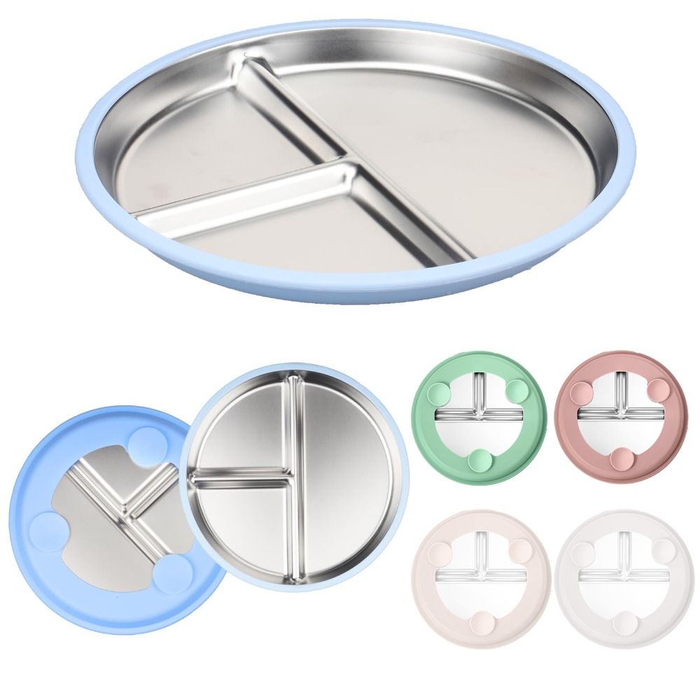 Plate Suction Toddler - Talerz dla dzieci ze stali nierdzewnej