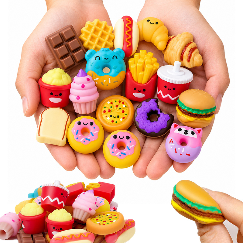Baby Food Toy - 5/10/20/15 szt. Mochi Squishy Zabawki Jedzenie