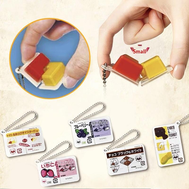 Baby Food Toy - Mini zabawki antystresowe „Jam Snap” o