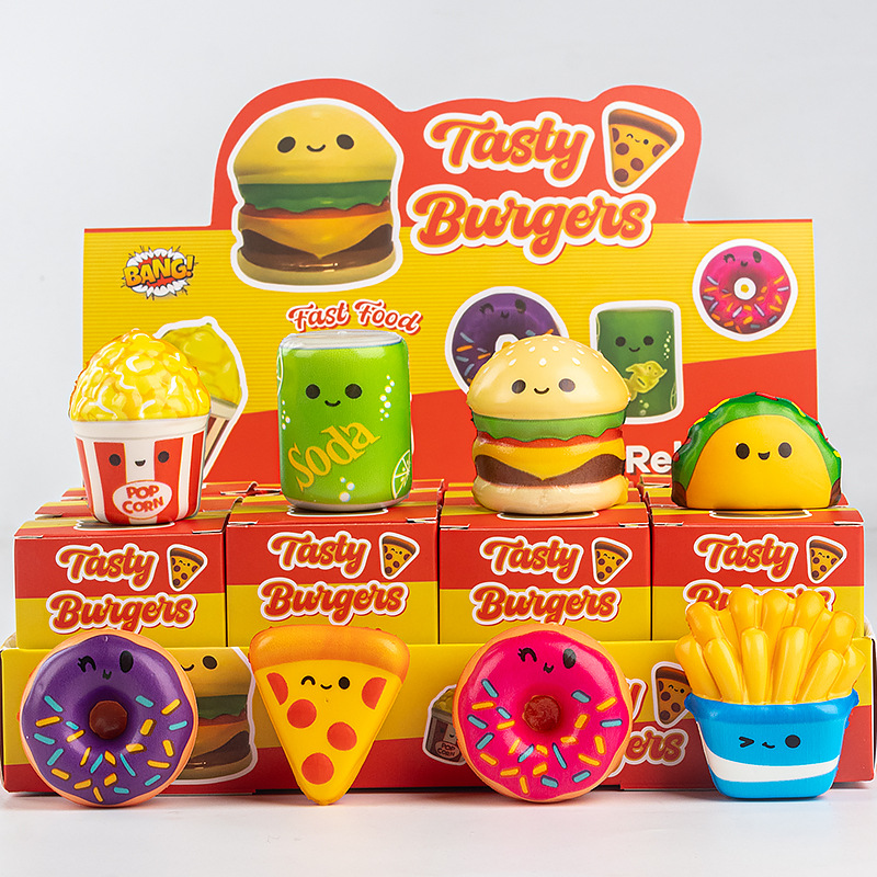Baby Food Toy - Miękkie, gniotki, wolno rosnące zabawki w