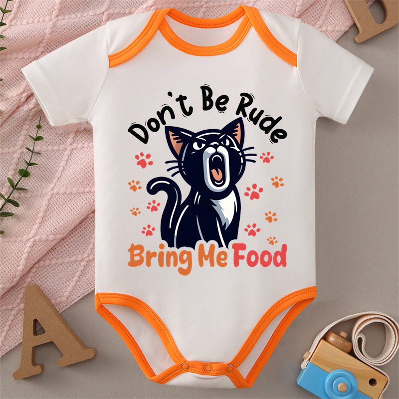 Baby Food Intake - Body niemowlęce ze 100% bawełny z