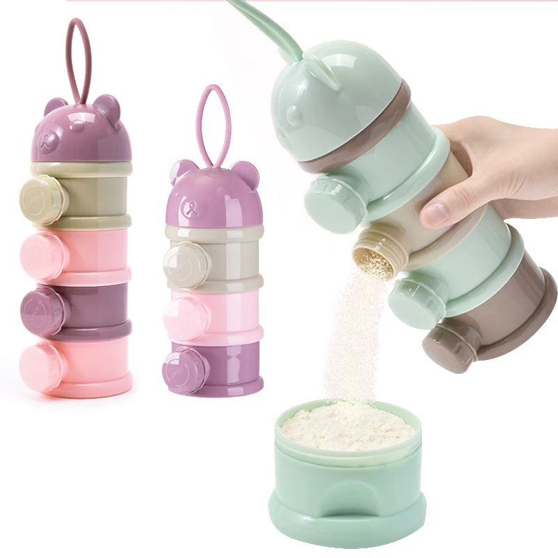 Baby Food Universe - 3/4-warstwowy przenośny pojemnik na jedzenie dla