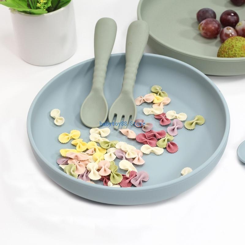 Plate Suction Toddler - Y4UD Baby Toddler Ssedce Talerz pozostań