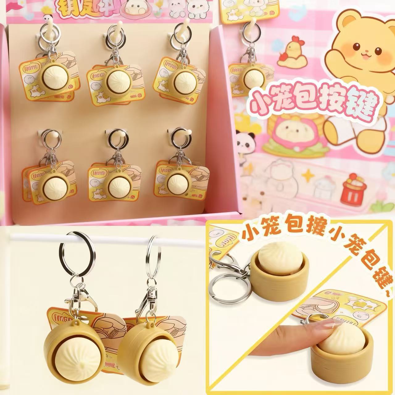 Mini Squishy Dumplings Brelocz – Baby Food Toy recenzja i cena