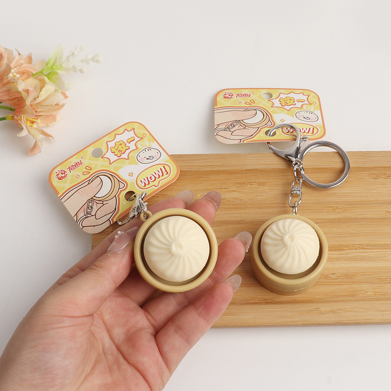 Mini Squishy Dumplings Brelocz – Baby Food Toy recenzja i cena