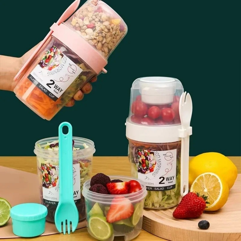 Przenośny Kubek na Sałatkę Kub – Baby Food Oatmeal recenzja i cena