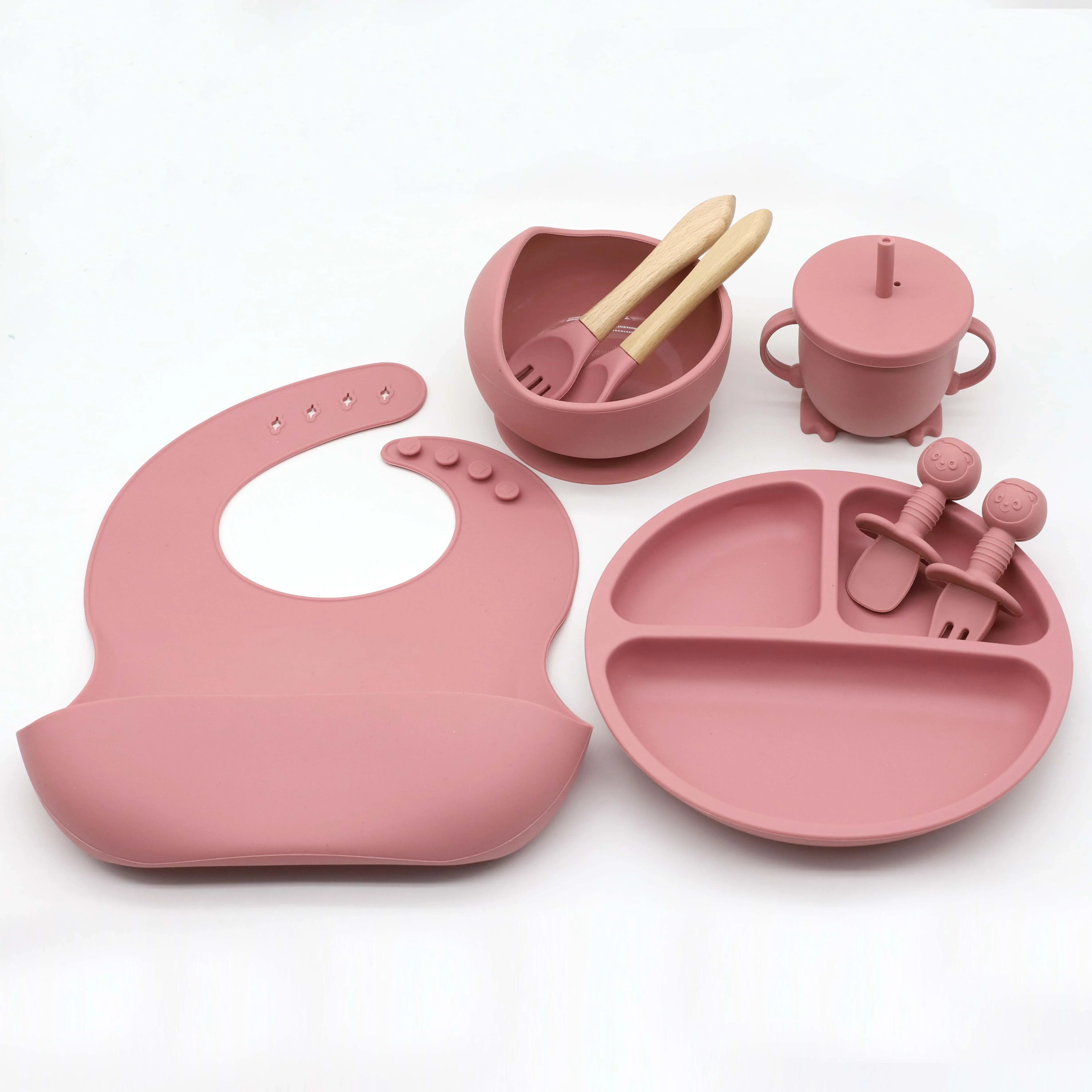 Zestaw naczyń dla dzieci z sil – Plate Suction Toddler recenzja i cena