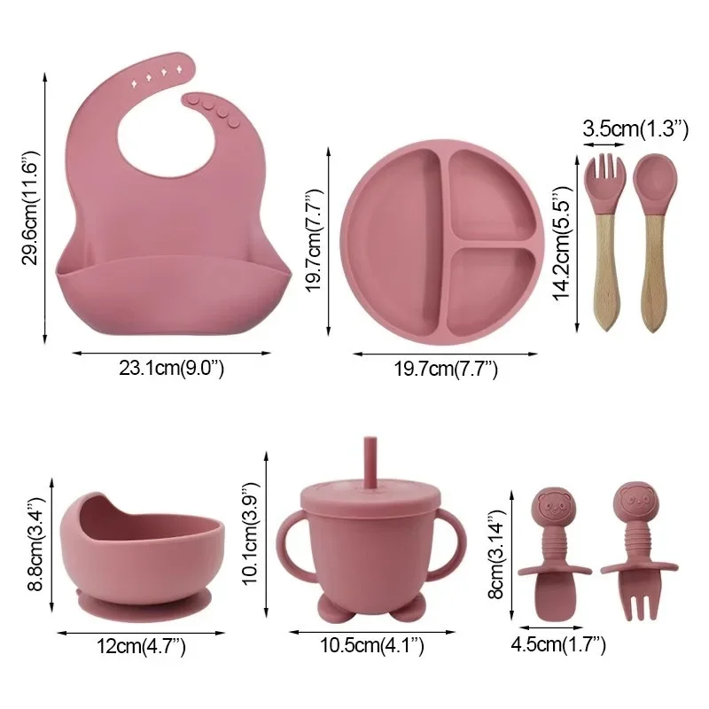 Zestaw naczyń dla dzieci z sil – Plate Suction Toddler recenzja i cena