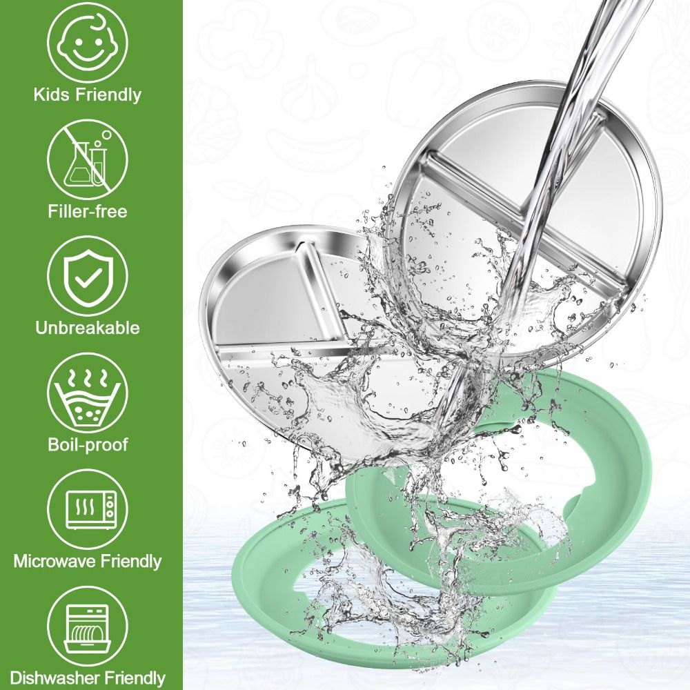 Nowa talerzyk ze stali nierdze – Plate Suction Toddler recenzja i cena