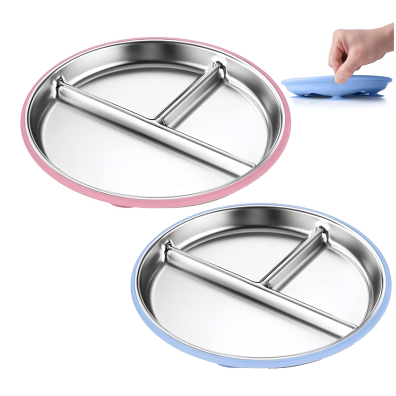 2 SZT. Talerzyki ze stali nier – Plate Suction Toddler recenzja i cena