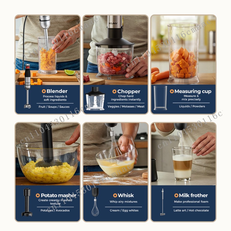 Zestaw blendera ręcznego 6-w-1 – Baby Food Mixer recenzja i cena