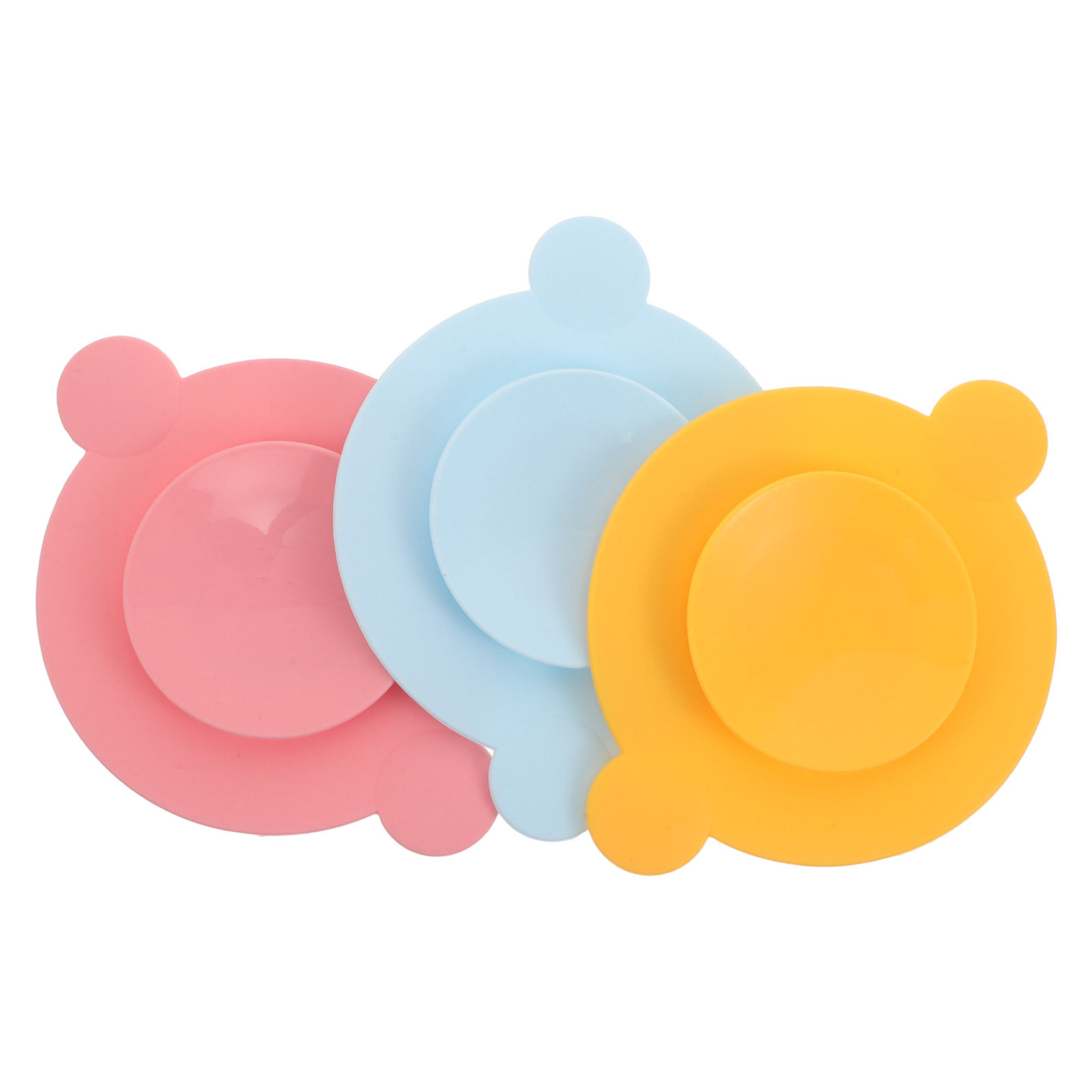 3 szt. Silikonowe podkładki z  – Plate Suction Toddler recenzja i cena