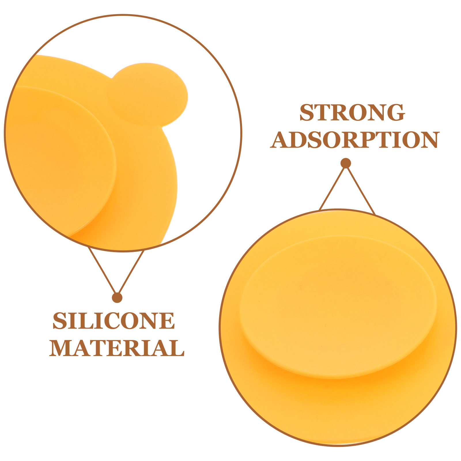 3 szt. Silikonowe podkładki z  – Plate Suction Toddler recenzja i cena