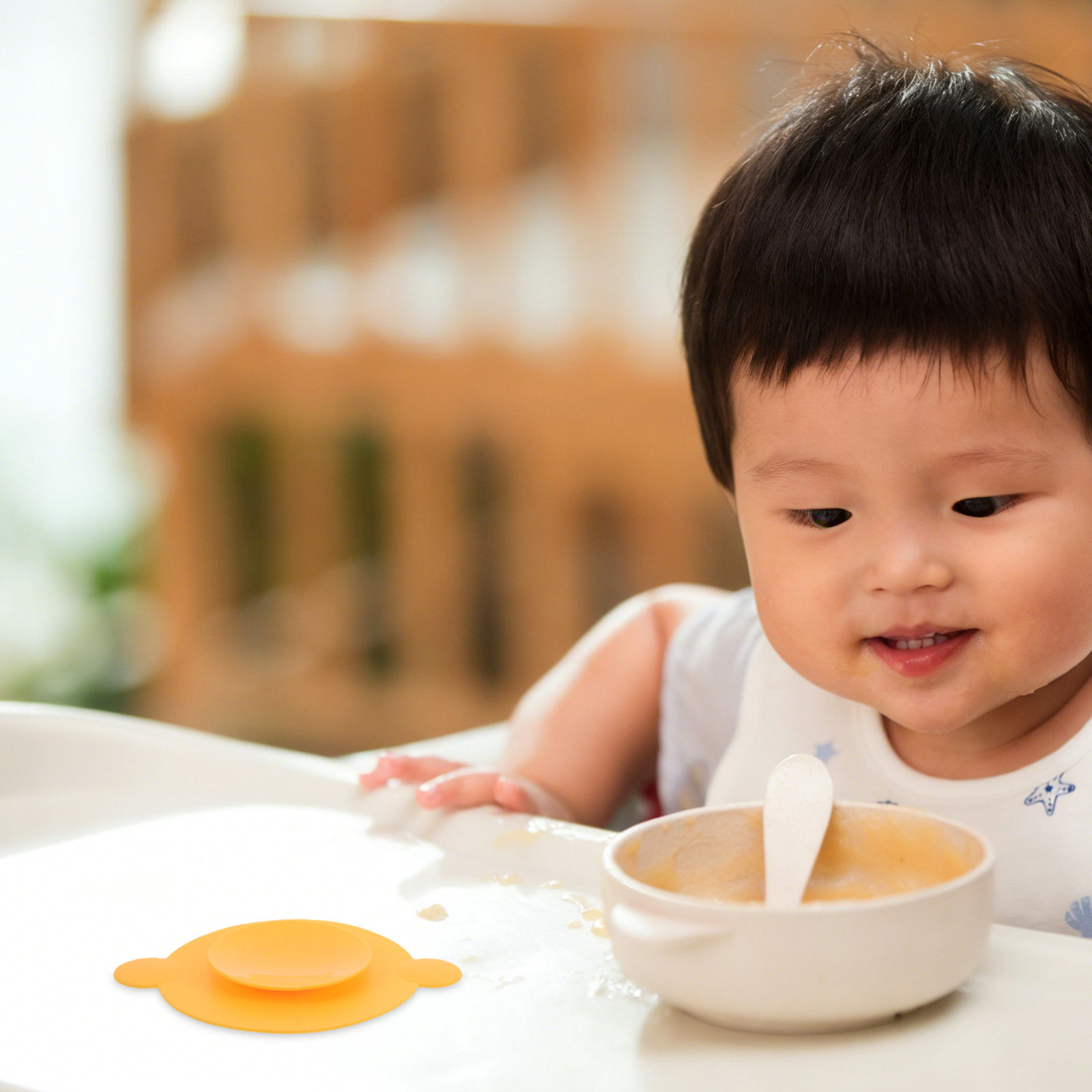 3 szt. Silikonowe podkładki z  – Plate Suction Toddler recenzja i cena