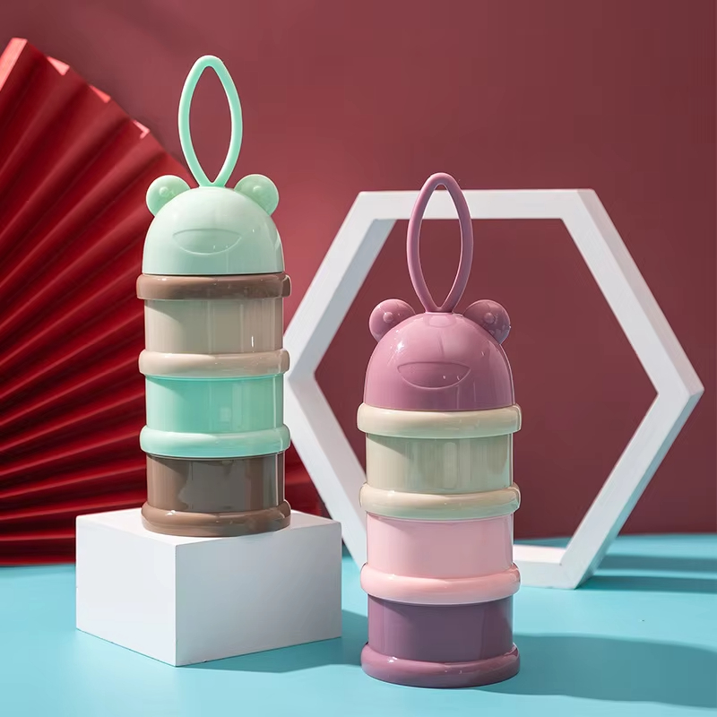Kolorowe pudełko na mleko w pr – Baby Food Mixer recenzja i cena
