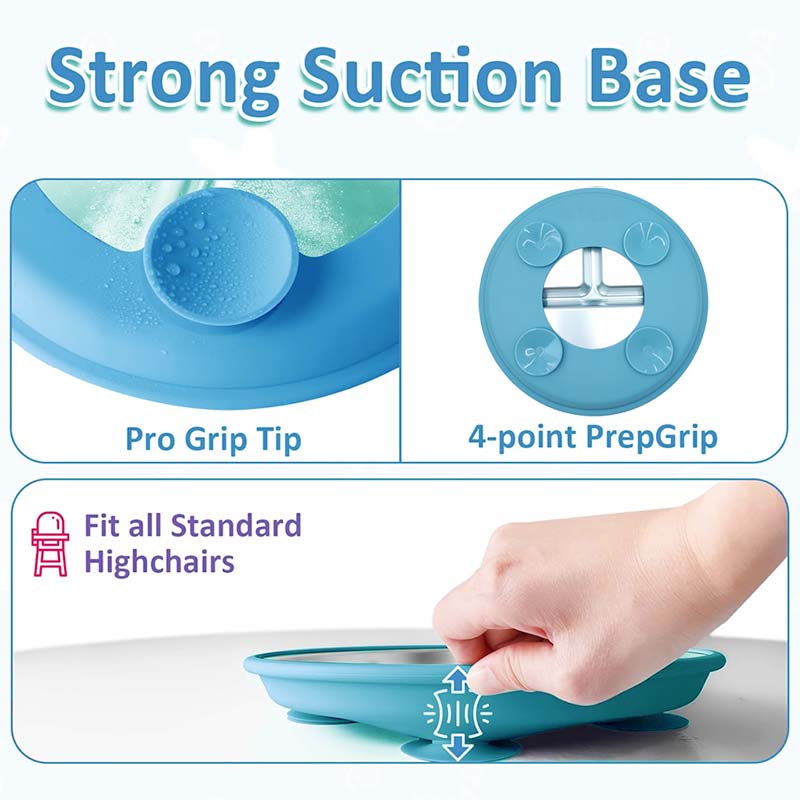 Talerz ze stali nierdzewnej z  – Plate Suction Toddler recenzja i cena