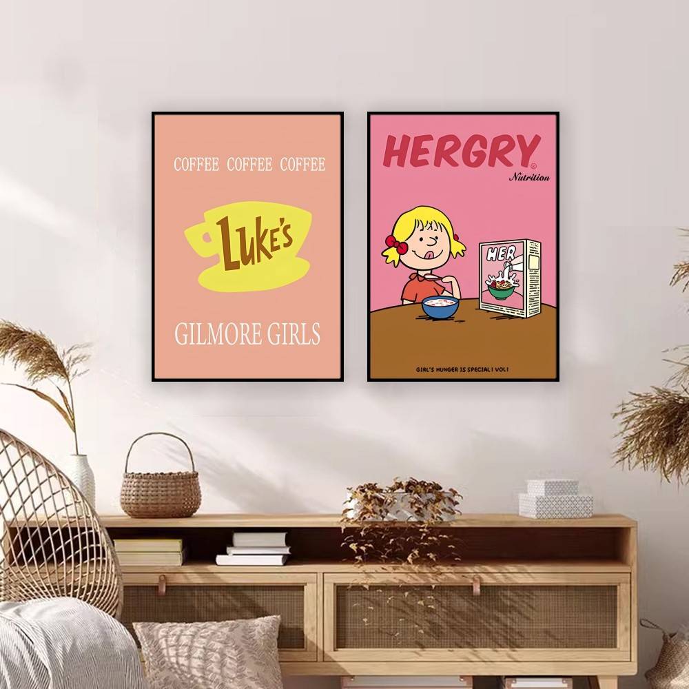 Ręcznie Rysowany Plakat Papier – Baby Food Oatmeal recenzja i cena