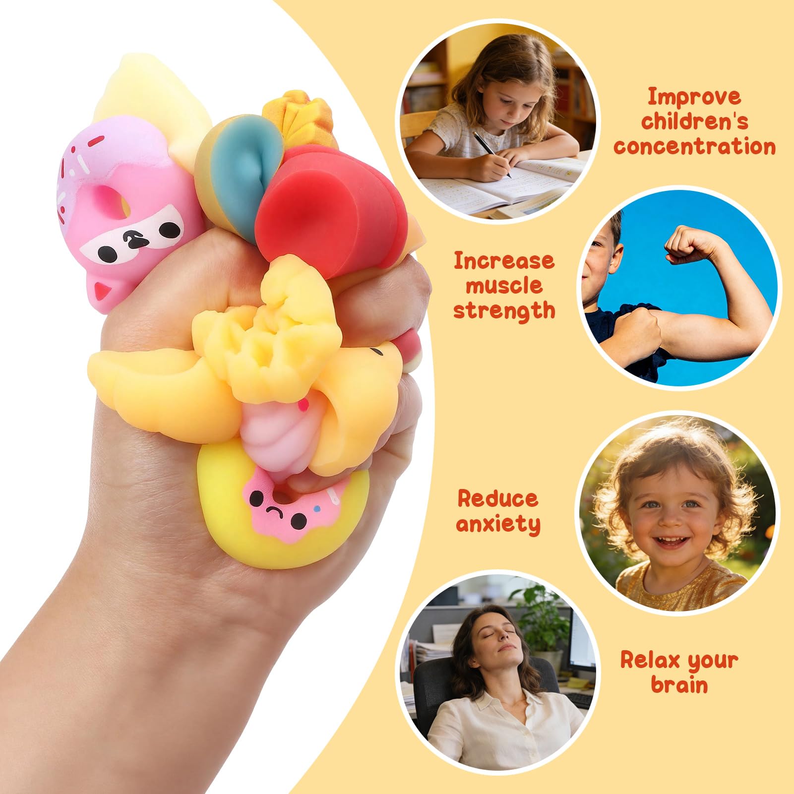 5/10/20/15 szt. Mochi Squishy  – Baby Food Toy recenzja i cena