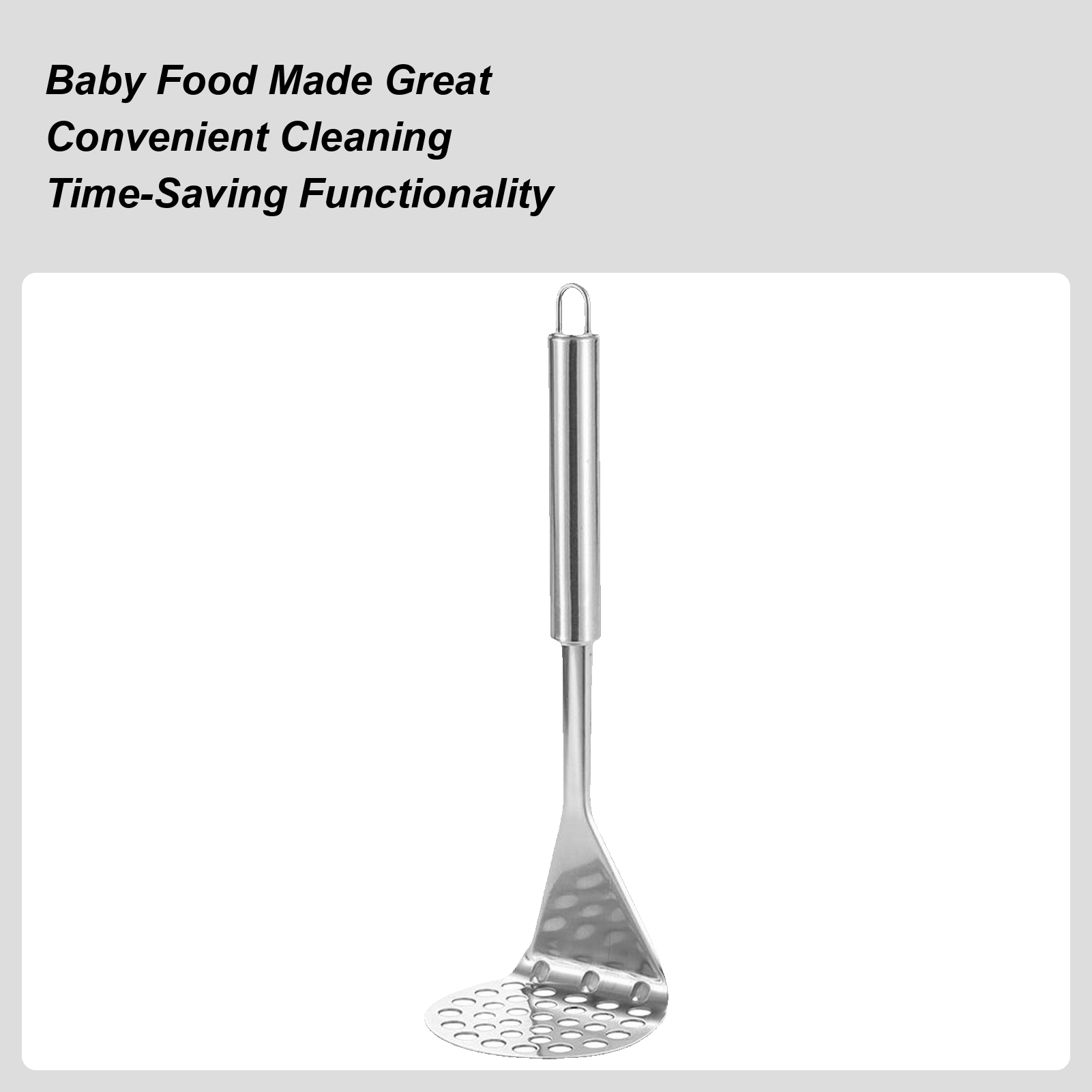Metalowy tłuczek do ziemniaków – Baby Food With Avocado recenzja i cena