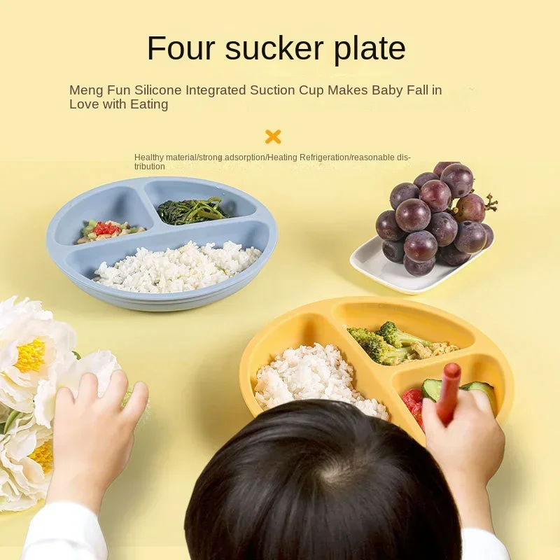 3 szt. Silikonowy zestaw do ka – Plate Suction Toddler recenzja i cena