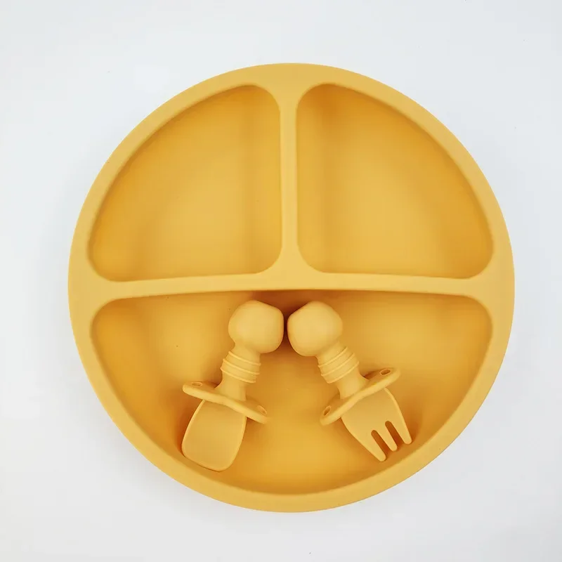 3 szt. Silikonowy zestaw do ka – Plate Suction Toddler recenzja i cena