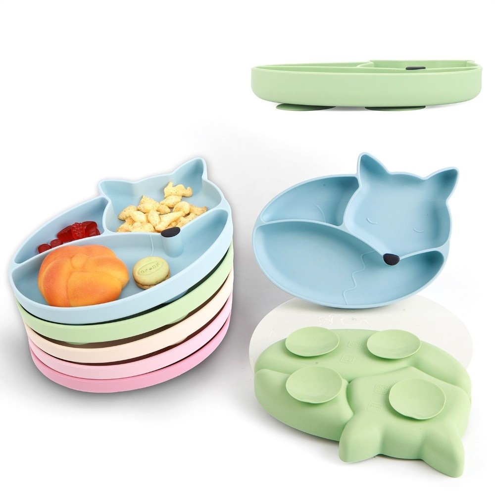 Talerzyki silikonowe z przyssa – Plate Suction Toddler recenzja i cena