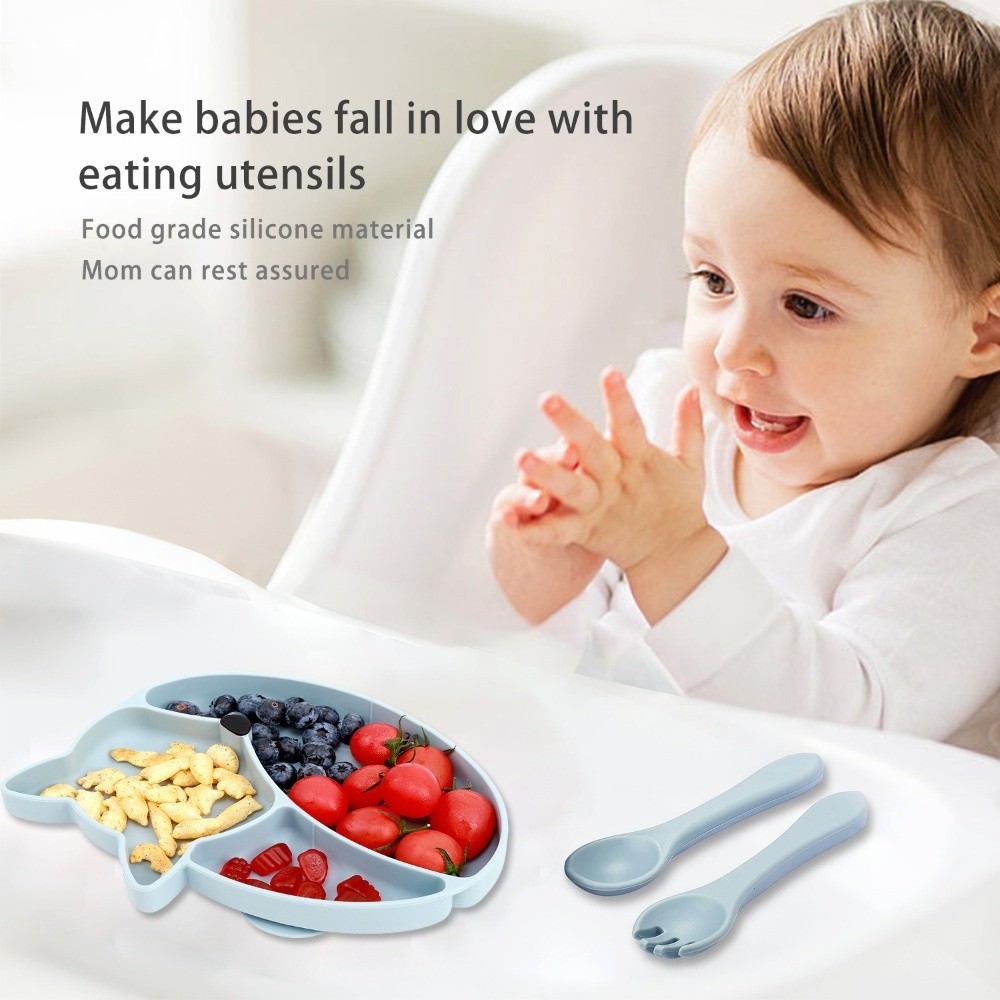 Talerzyki silikonowe z przyssa – Plate Suction Toddler recenzja i cena