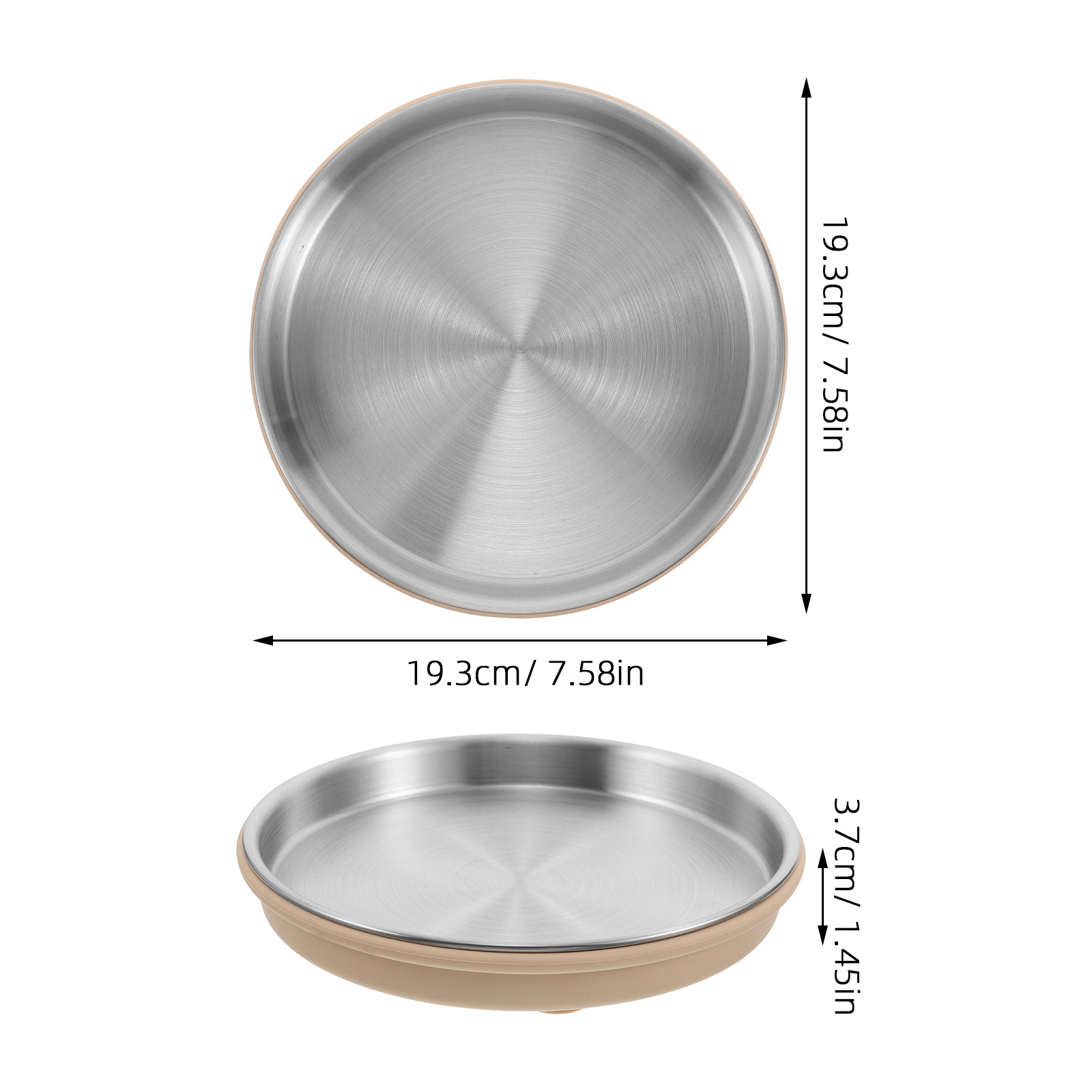 Talerzyki dla maluchów ze stal – Plate Suction Toddler recenzja i cena