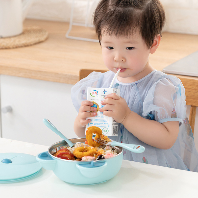 Talerz dla niemowląt ze stali  – Plate Suction Toddler recenzja i cena